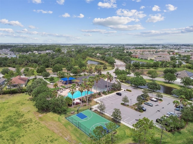 11558 84th Street Cir E Unit 106, Parrish, FL 34219 - bird's eye view of a pool and a nearby body of water