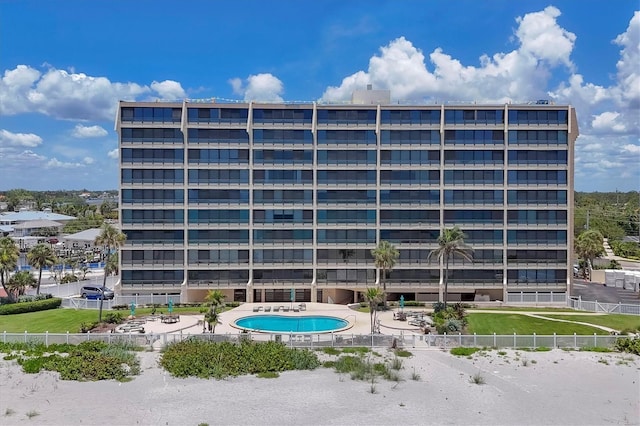 840 The Esplanade N Unit 805, Venice, FL 34285 - view of apartment building / complex with a community pool
