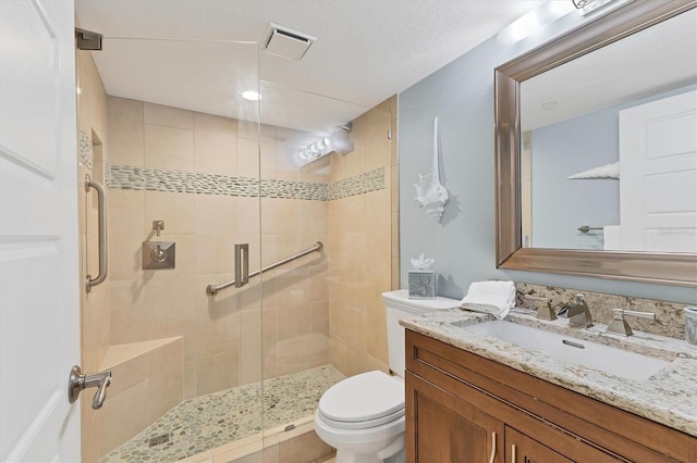 840 The Esplanade N Unit 805, Venice, FL 34285 - bathroom with a shower stall and vanity