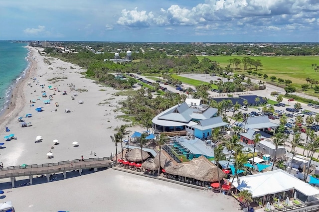 840 The Esplanade N Unit 805, Venice, FL 34285 - aerial view of extended coastline and a golf club
