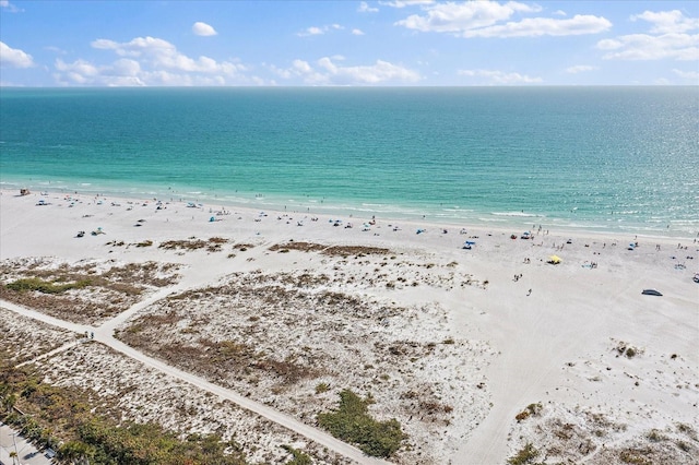 5427 Napa Dr, Sarasota, FL 34243 - water view featuring nearby beach
