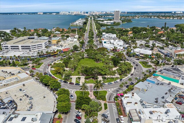 5427 Napa Dr, Sarasota, FL 34243 - aerial view of property and surrounding area with a nearby body of water