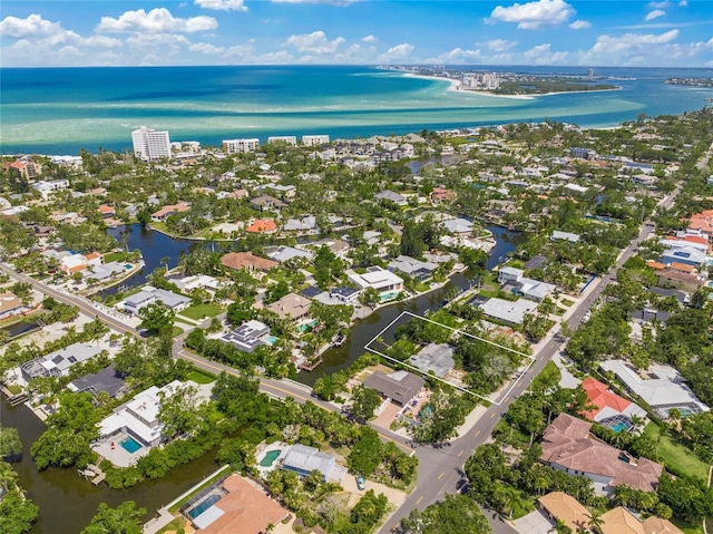 4920 Higel Ave, Sarasota, FL 34242 - aerial view of property's location with a nearby body of water and nearby suburban area