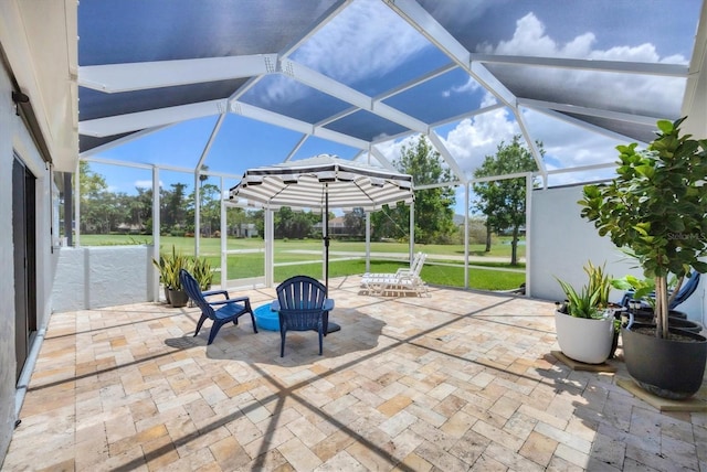 4116 61st Avenue Terrace W, Bradenton, FL 34210 - view of patio with a lanai