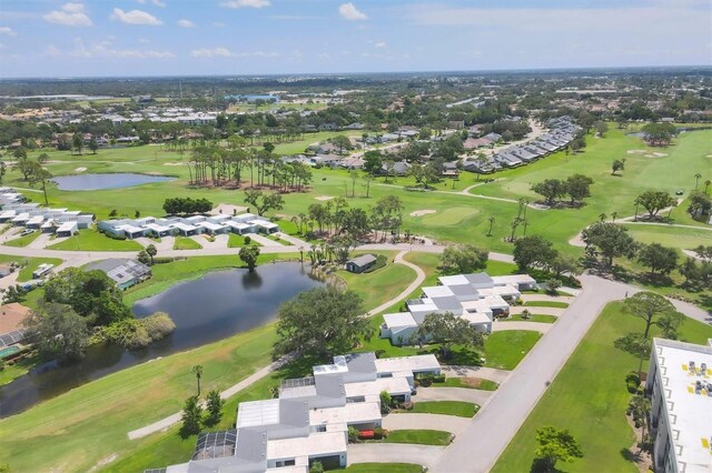 4116 61st Avenue Terrace W, Bradenton, FL 34210 - aerial view of property's location featuring nearby suburban area, a nearby body of water, and a local golf course