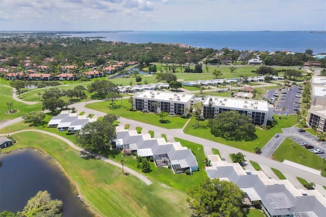4116 61st Avenue Terrace W, Bradenton, FL 34210 - aerial perspective of suburban area with a large body of water and a golf course