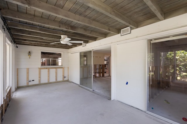 212 71st St, Holmes Beach, FL 34217 - view of patio featuring ceiling fan