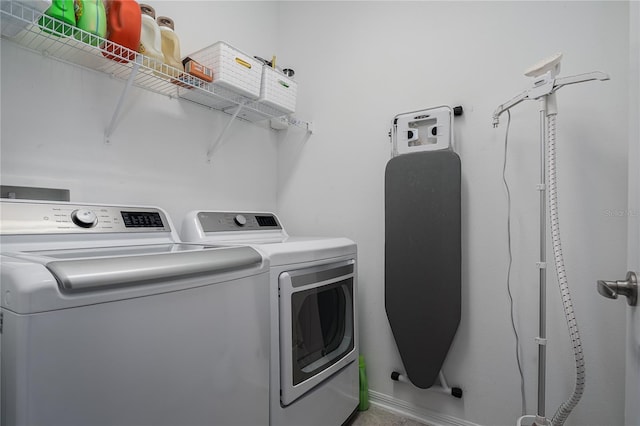 11562 84th Street Cir E Unit 103, Parrish, FL 34219 - laundry area with independent washer and dryer