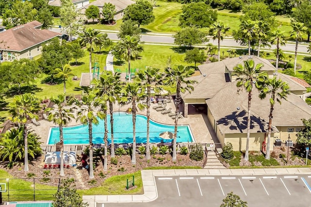 11562 84th Street Cir E Unit 103, Parrish, FL 34219 - aerial view of a pool