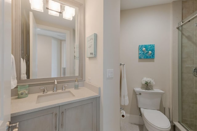 130 Riviera Dunes Way Unit 601, Palmetto, FL 34221 - bathroom featuring vanity and a stall shower