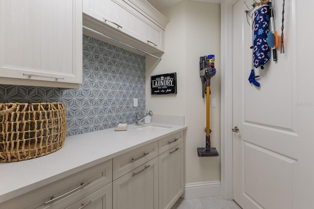 130 Riviera Dunes Way Unit 601, Palmetto, FL 34221 - bathroom with tasteful backsplash and vanity