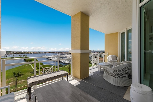 130 Riviera Dunes Way Unit 601, Palmetto, FL 34221 - balcony featuring a water view