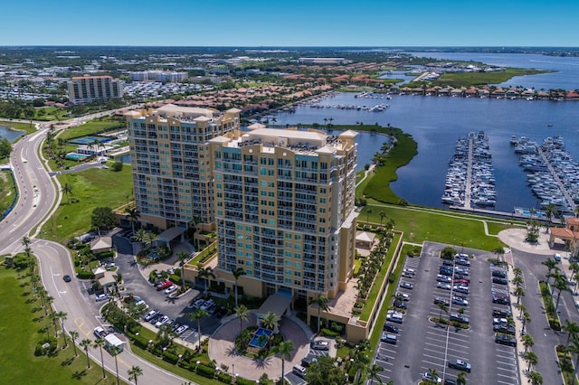130 Riviera Dunes Way Unit 601, Palmetto, FL 34221 - aerial overview of property's location featuring a nearby body of water and apartment complex