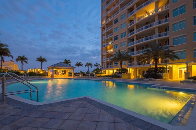 130 Riviera Dunes Way Unit 601, Palmetto, FL 34221 - community pool with a gazebo and a patio