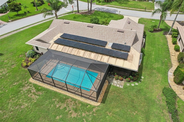 5283 Everwood Run, Sarasota, FL 34235 - aerial view of property and surrounding area featuring a pool