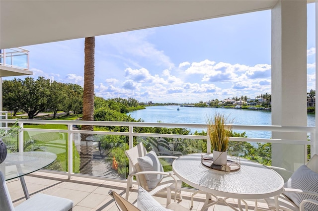 225 Sands Point Rd Unit 6103, Longboat Key, FL 34228 - balcony with a water view