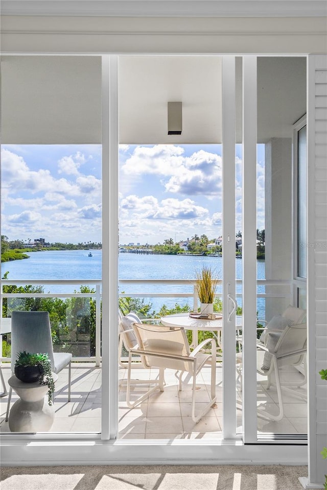 225 Sands Point Rd Unit 6103, Longboat Key, FL 34228 - balcony with a water view