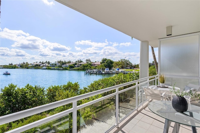 225 Sands Point Rd Unit 6103, Longboat Key, FL 34228 - balcony with a water view
