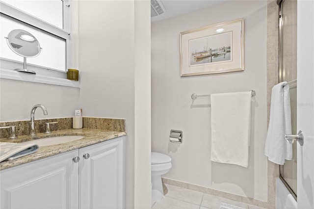 225 Sands Point Rd Unit 6103, Longboat Key, FL 34228 - bathroom with tile patterned floors and vanity