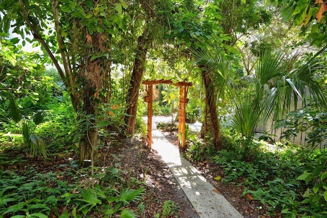 1036 W Peppertree Ln Unit 113B, Sarasota, FL 34242 - view of yard