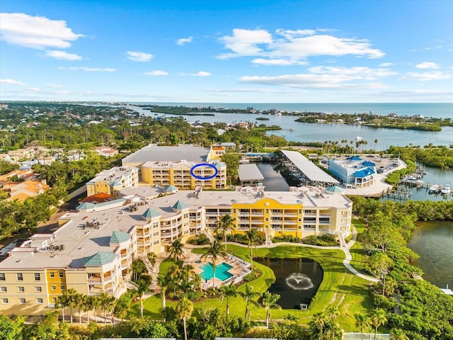 14041 Bellagio Way Unit 414, Osprey, FL 34229 - aerial view of a nearby body of water