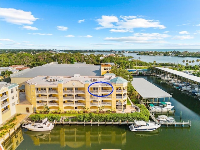 14041 Bellagio Way Unit 414, Osprey, FL 34229 - drone / aerial view of a large body of water