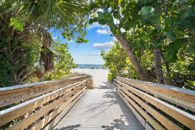 14041 Bellagio Way Unit 414, Osprey, FL 34229 - view of community featuring view of water and beach