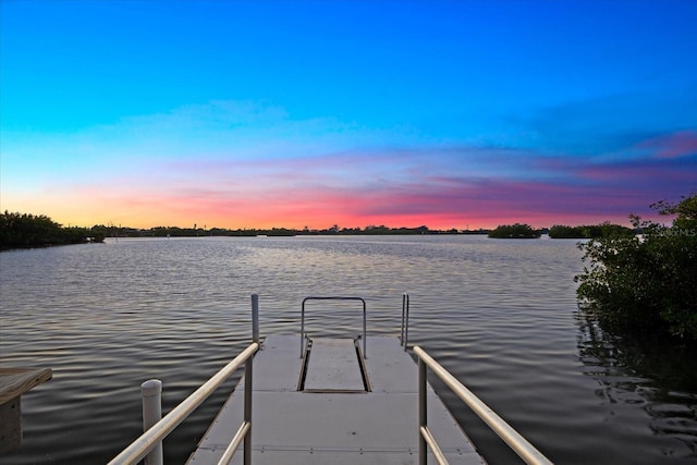 14041 Bellagio Way Unit 414, Osprey, FL 34229 - dock area featuring a water view