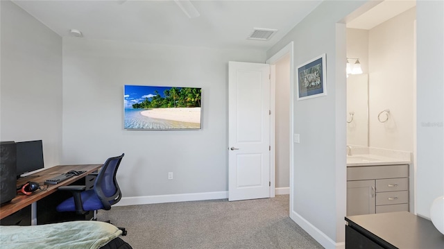 3431 Chestertown Loop, Bradenton, FL 34211 - carpeted home office featuring baseboards
