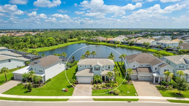 3431 Chestertown Loop, Bradenton, FL 34211 - aerial perspective of suburban area with a large body of water