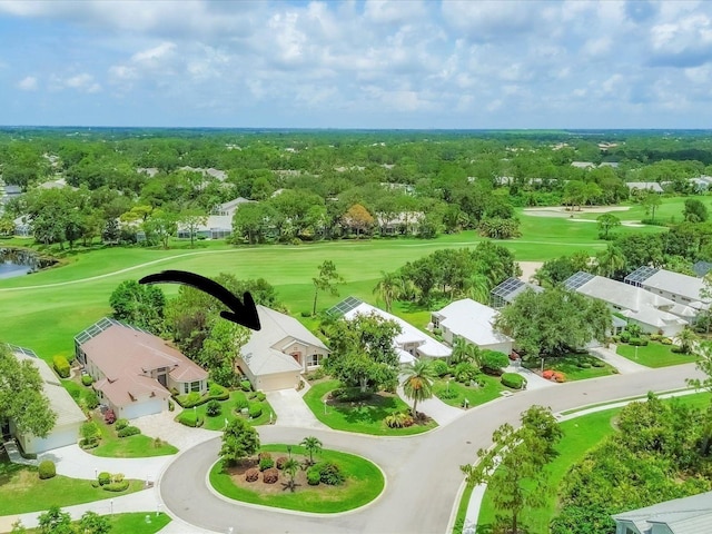 7960 Hampton Ct, University Park, FL 34201 - aerial view of residential area with a local golf course