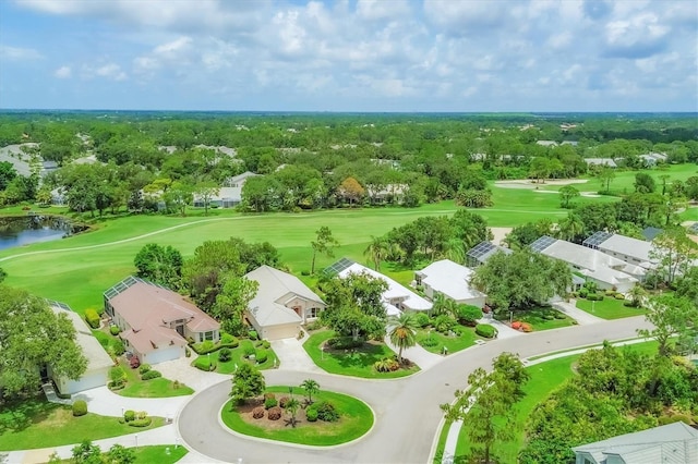 7960 Hampton Ct, University Park, FL 34201 - aerial view of residential area with a golf club and a large body of water