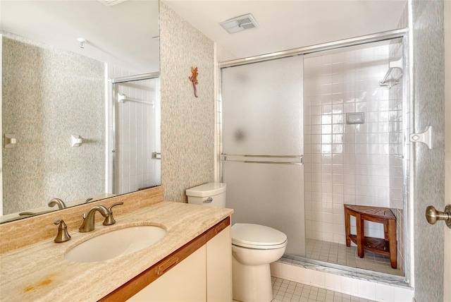 1485 Gulf Of Mexico Dr Unit 101, Longboat Key, FL 34228 - full bath featuring a stall shower, vanity, and tile patterned flooring