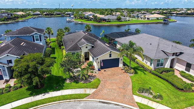 1114 Bearing Ct, Bradenton, FL 34208 - aerial perspective of suburban area featuring a nearby body of water