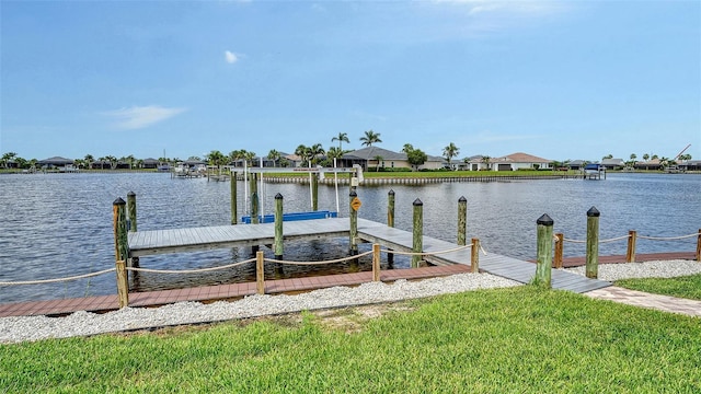 1114 Bearing Ct, Bradenton, FL 34208 - dock area featuring a water view and a residential view