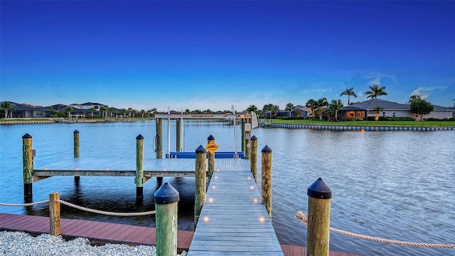 1114 Bearing Ct, Bradenton, FL 34208 - dock area featuring a residential view and a water view