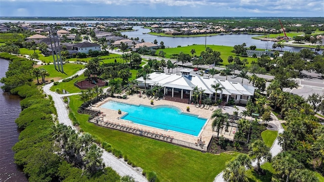 1114 Bearing Ct, Bradenton, FL 34208 - aerial view of residential area featuring a nearby body of water