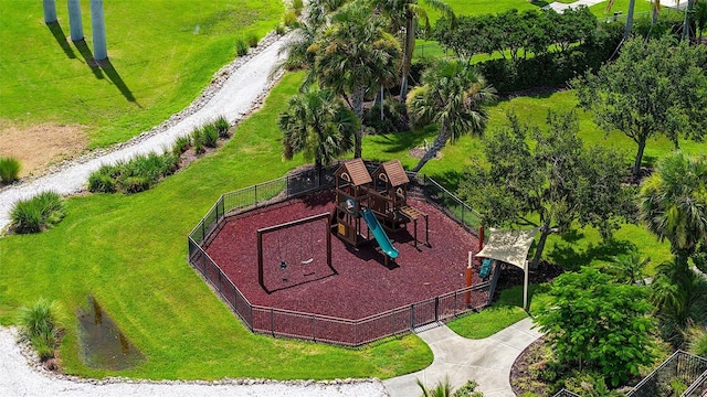 1114 Bearing Ct, Bradenton, FL 34208 - aerial view of a recreational park