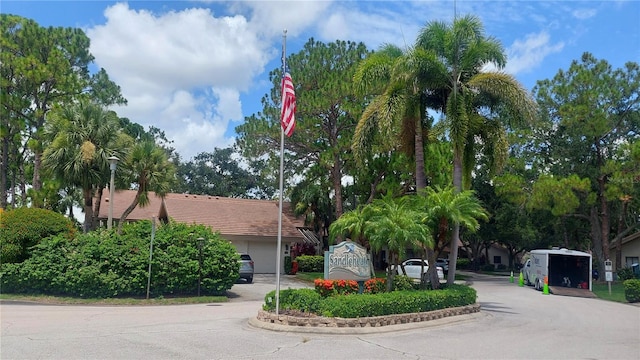 3376 Sandleheath Unit 9, Sarasota, FL 34235 - view of front of home featuring a tile roof