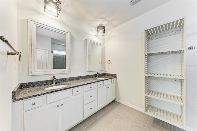 13829 Camden Crest Ter, Bradenton, FL 34211 - bathroom featuring double vanity and tile patterned floors