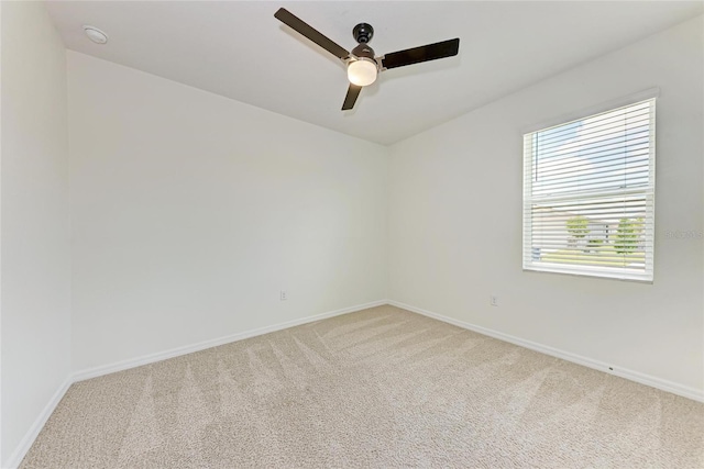 13829 Camden Crest Ter, Bradenton, FL 34211 - spare room with light colored carpet and a ceiling fan