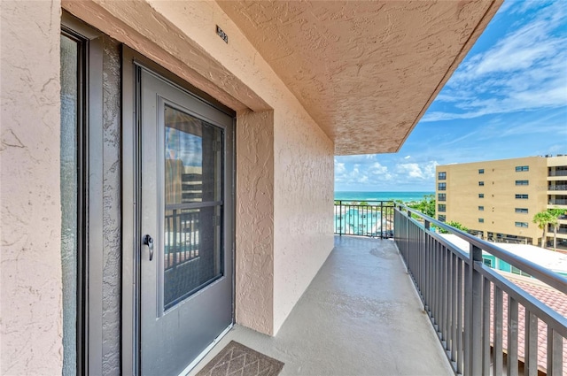 6480 Midnight Pass Rd Unit 503, Sarasota, FL 34242 - balcony with a water view