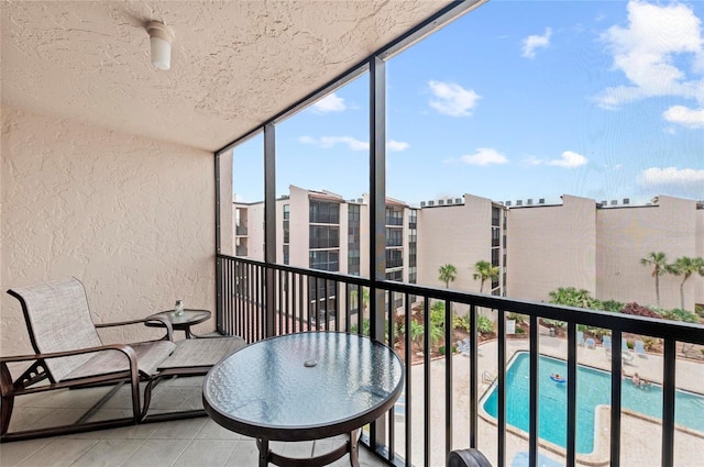 6480 Midnight Pass Rd Unit 503, Sarasota, FL 34242 - balcony with view of pool