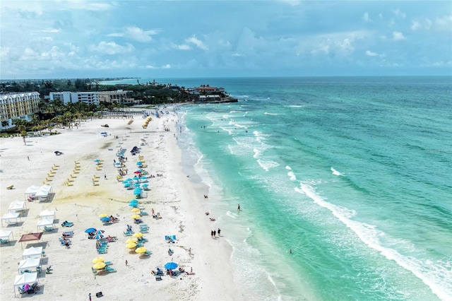 6480 Midnight Pass Rd Unit 503, Sarasota, FL 34242 - bird's eye view of expansive beach