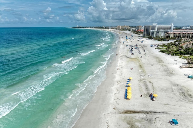 6480 Midnight Pass Rd Unit 503, Sarasota, FL 34242 - bird's eye view of expansive beach