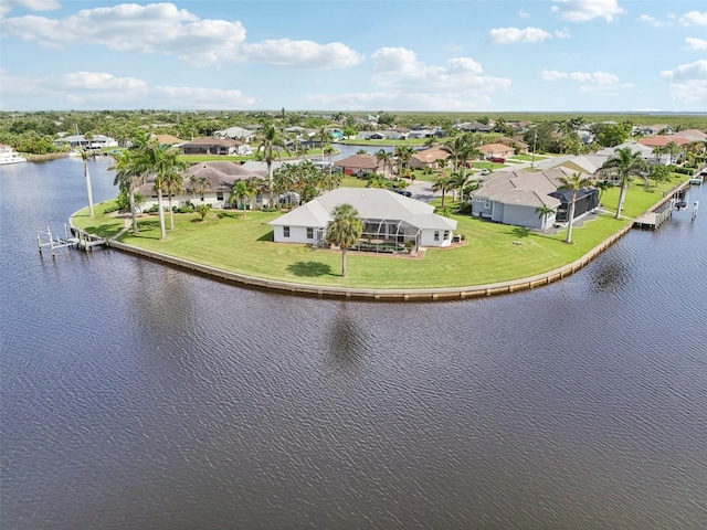 4173 Beach View Ct, Port Charlotte, FL 33948 - aerial perspective of suburban area with a large body of water