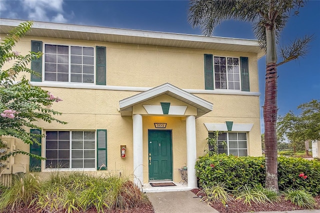 311 Cape Harbour Loop Unit 101, Bradenton, FL 34212 - doorway to property with stucco siding