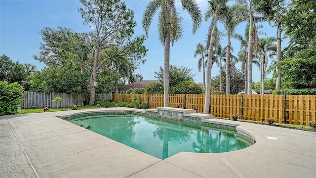 8103 11th Ave NW, Bradenton, FL 34209 - view of pool with a fenced backyard and a patio area