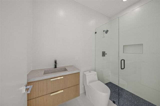 3500 Bay Shore Rd, Sarasota, FL 34234 - full bath featuring a shower stall and vanity