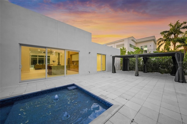 3500 Bay Shore Rd, Sarasota, FL 34234 - view of pool featuring a patio and a jacuzzi